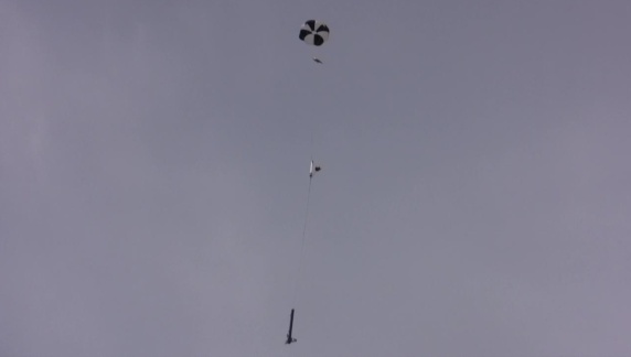 Shaken, Not Stirred sporting new debonair parachute
